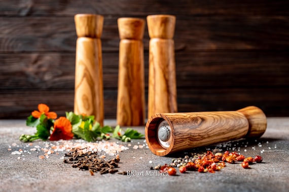 Pepper Grinders Pepper Mills Olive Wood Pepper Shakers Salt