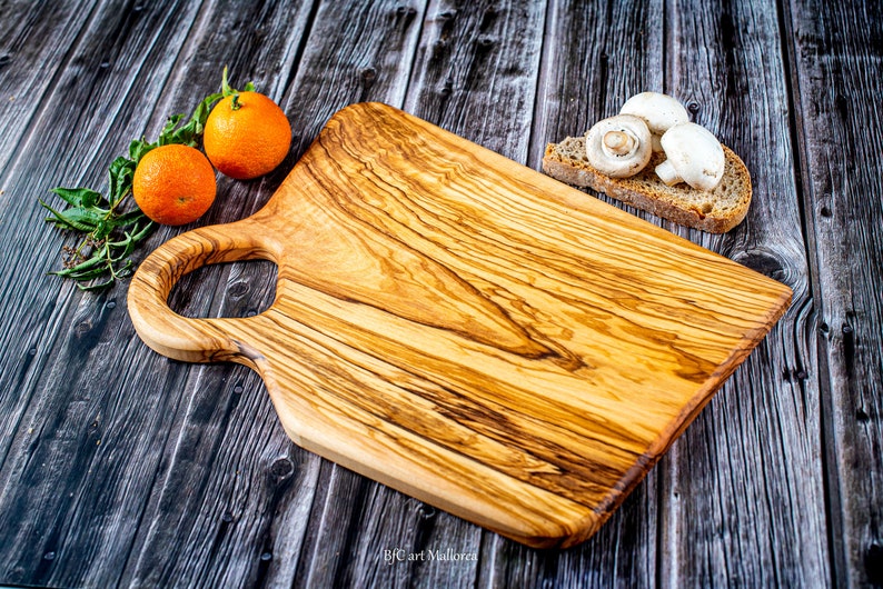 Custom Cutting Board With Handle Olive Wood Chopping Boards Etsy