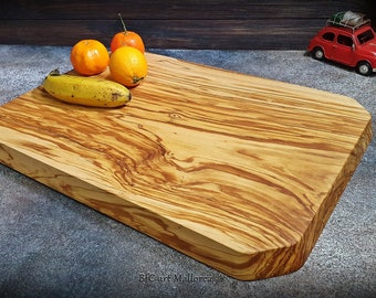 Large Cutting Boards Handmade Olive Wood, Charcuterie Board Wooden Large