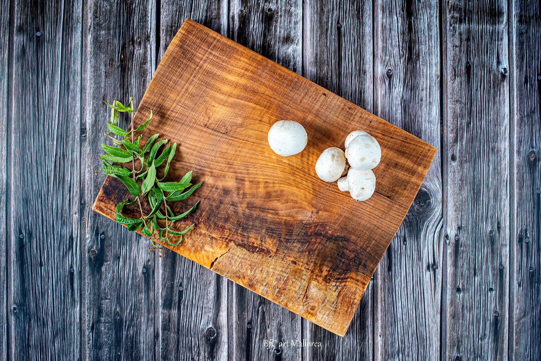 Custom Vintage Olive Wood Cutting Board: Rustic Charcuterie Board
