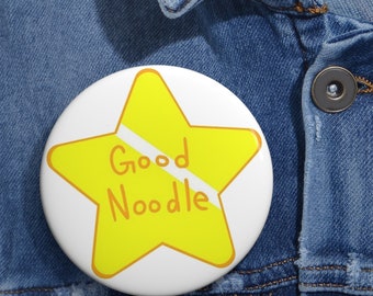 Good Noodle | Good Noodle Pin | Button Pin | Spongebob | Good Noodle Spongebob | Meme | Gag Gift | Pin | Funny Pin | Spongebob Gift