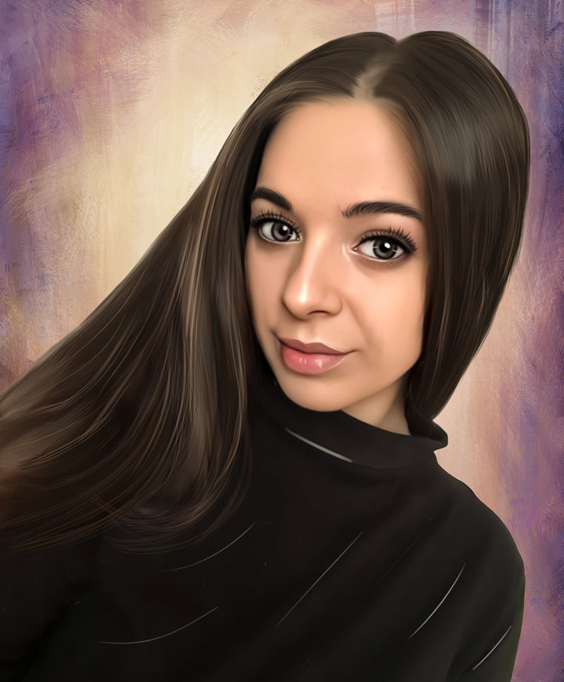 Custom Cartoon Portrait Cartoon Portrait Vector | Etsy