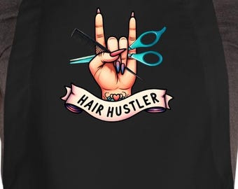 Personalized Hair Hustler Apron: Salon Stylist Gift