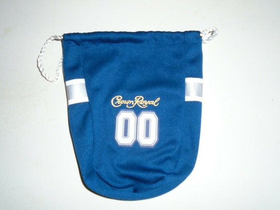 Crown Royal Game Day Bag Limited Edition Blue and Silver Dallas Cowboys 2019