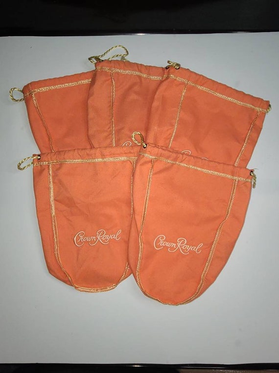 Crown Royal Limited Edition Peach Bags (8-9")