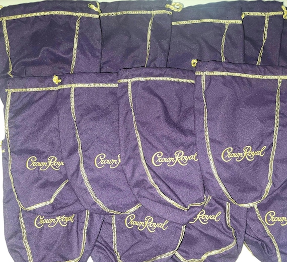 Crown Royal Purple Bags (8-9") Small Lots