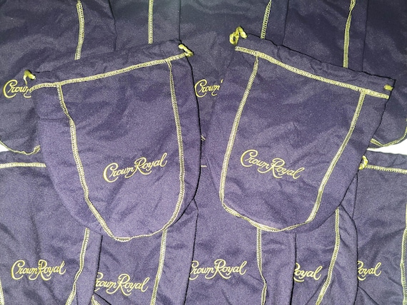 Lot of 10 Crown Royal Purple Bags