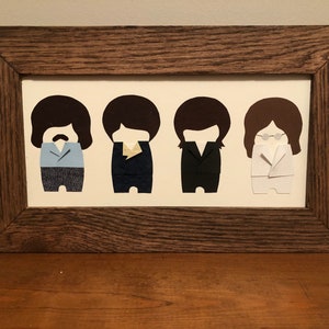 Paper People Portrait- Abbey Road