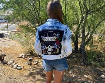 Axl rose jacket | Etsy Metalworks Guns N' Roses '85' leren jas | Etsy
