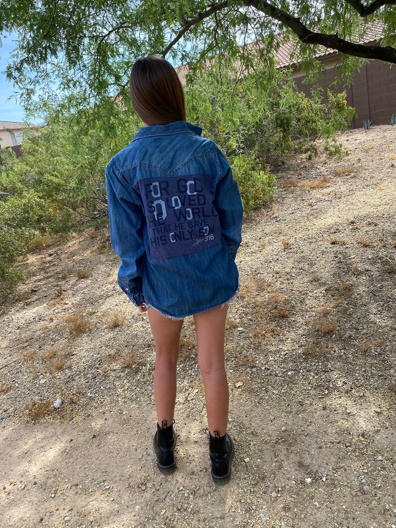 John 3:16 Denim Shirt