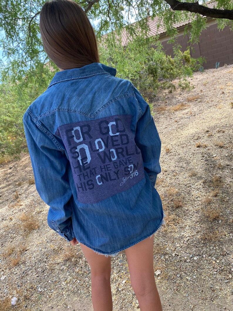 John 3:16 Denim Shirt