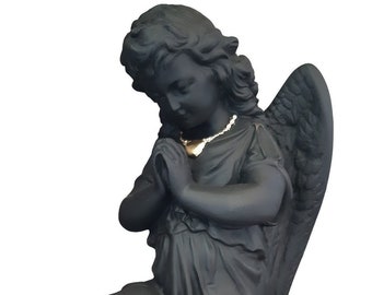Black Angel Greek Statue made of Alabaster