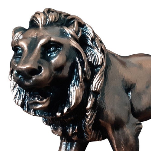 Decoration Lion Statue Lion King Sculpture Home Decoration Etsy
