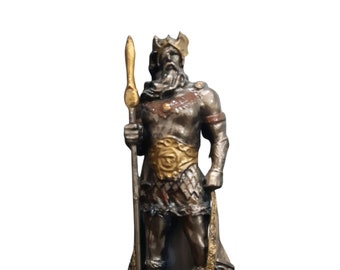 Odin Mini Standbeeld Gebronsd Beeldje Sculptuur