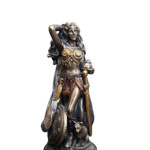 Freya Mini Statue Bronzed Figurine Sculpture