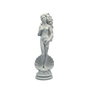 Birth of Aphrodite Venus Greek Roman Goddess Marble Handmade Replica Statue 25cm