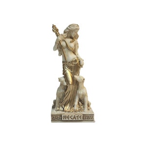 Hecate Goddess of Magic Mini Statue Greek Mythology Sculpture