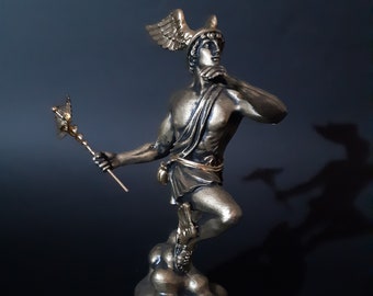 Bronze Hermes Statue Etsy