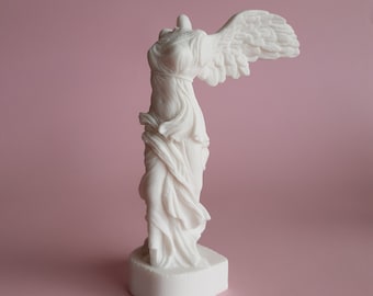 Nike Winged Victory of Samothrace Replica Louvre Museum Sculpture Handmade Statue 20cm