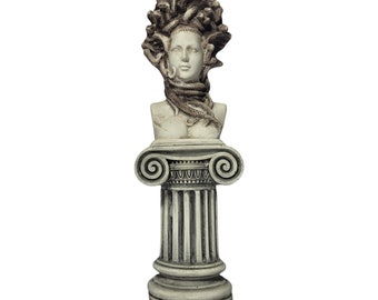 メデューサ ゴルゴン 胸像 古代ギリシャ神話 彫刻 19.50 cm - Etsy 日本