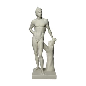 Ares God Statue White color Exact Copy Sculpture 25cm