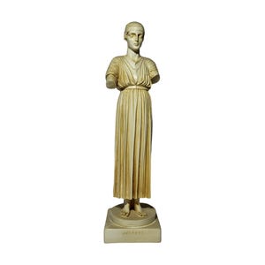 The Charioteer of Delphi Statue (Heniochos) Museum Replica Sculpture 25cm
