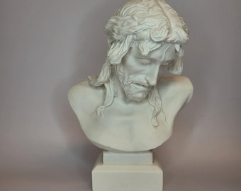 Jesus Bust Statue Marble Sculpture 20cm