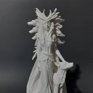 Hecate Goddess of Magic Statue Handmade Sculpture 25cm