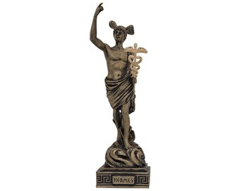 Bronze Hermes Statue Etsy
