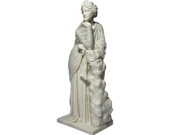 ポリヒムニア ミューズ像 古代ギリシャ神話 レプリカ彫刻 22.20 cm