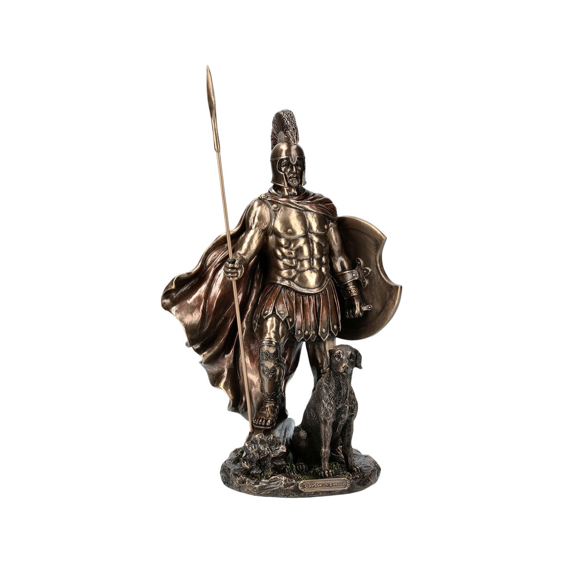 Odysseus and Argos Statue Bronze Mythology Sculpture 32cm Etsy
