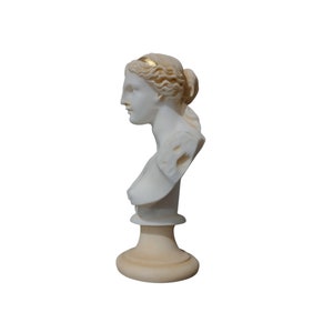 Aphrodite Venus Bust Statue Goddess Handmade Alabaster Sculpture 15cm ...