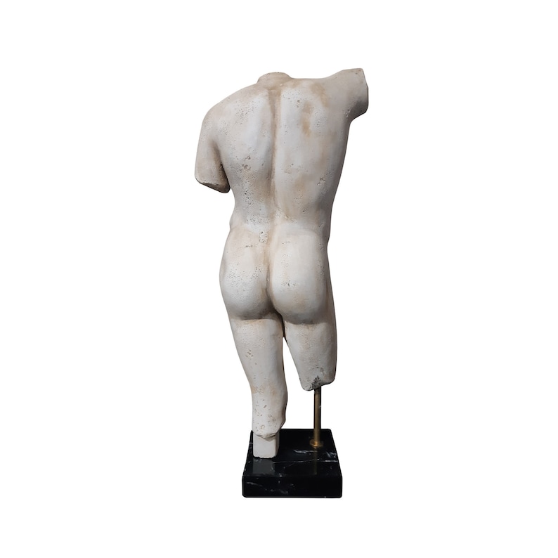 Archaic Period Man Torso Sculpture Unique 52cm image 4