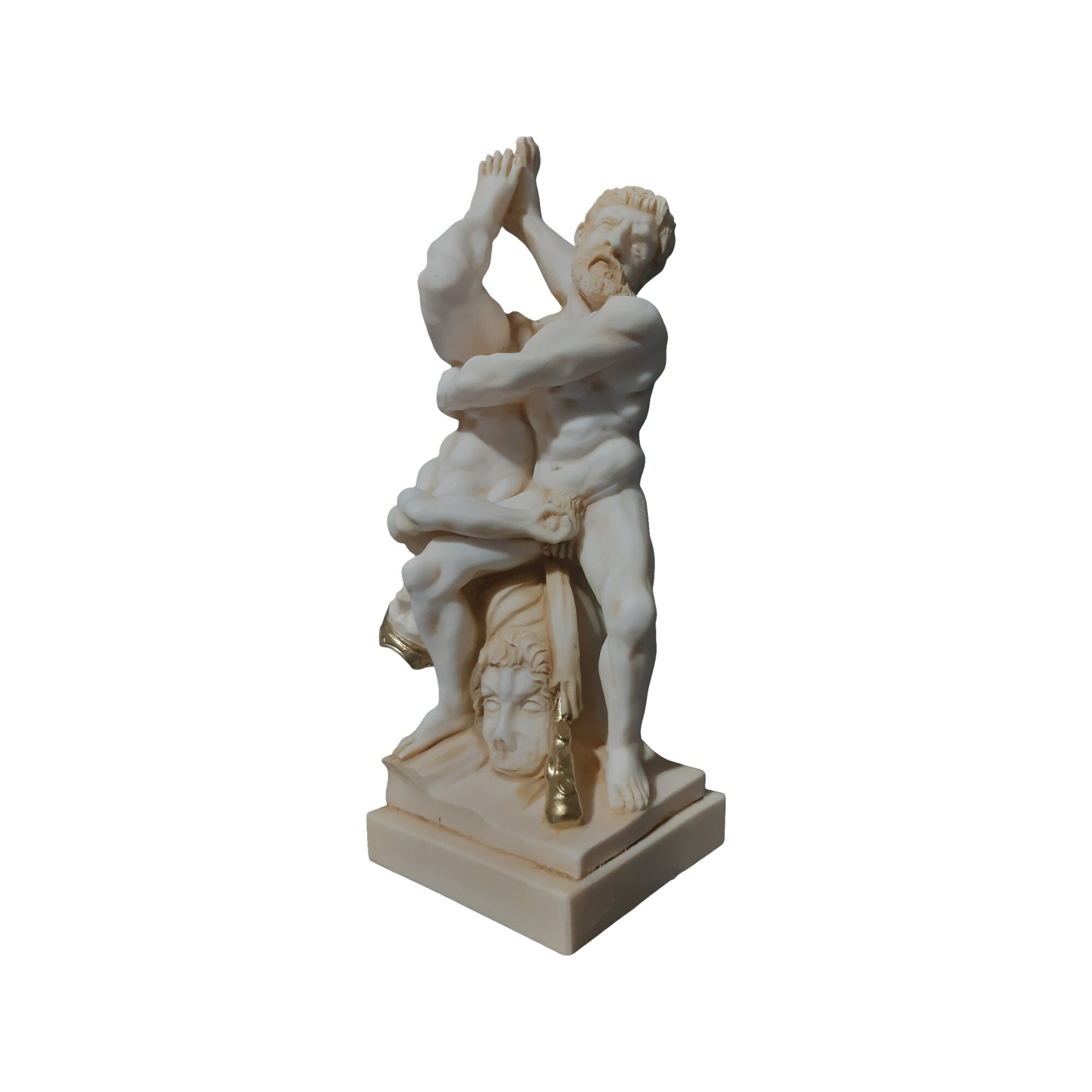 Hercules And Diomedes Statue Alabaster