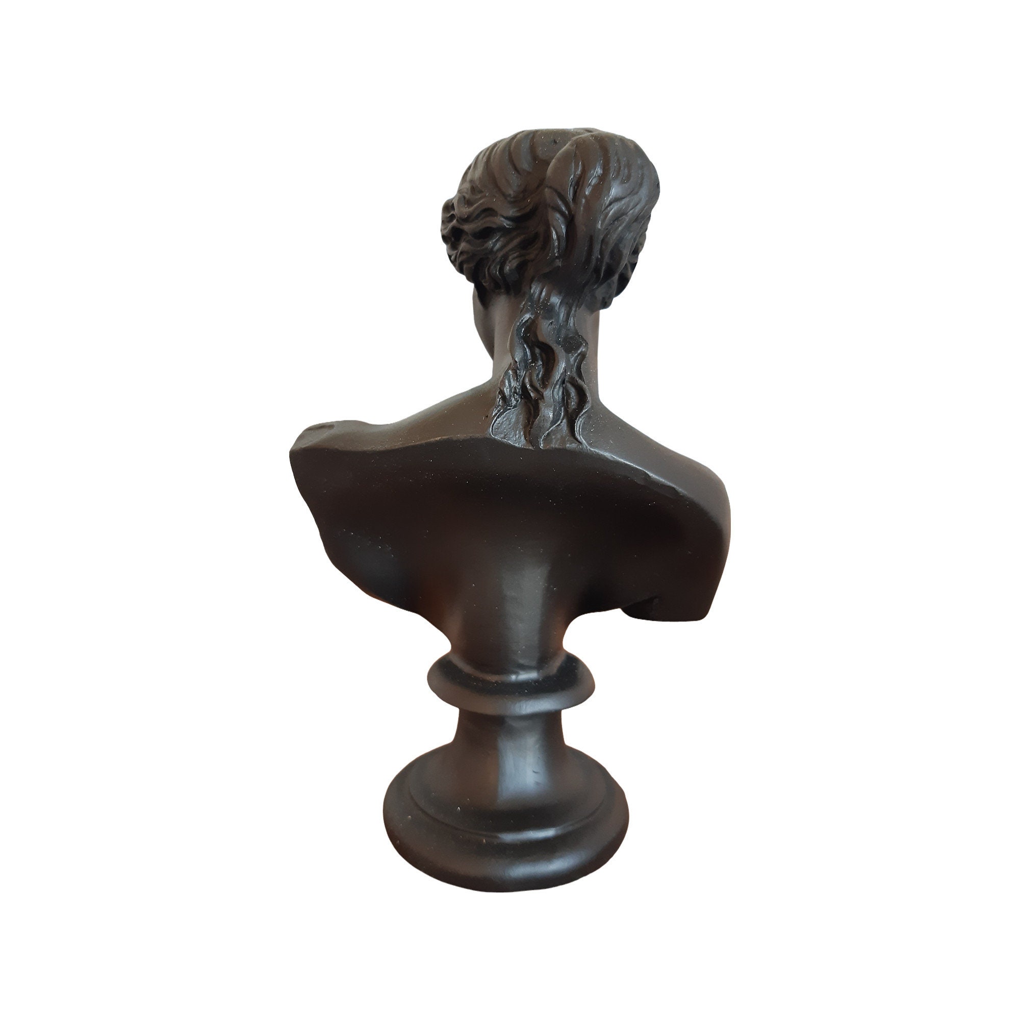 Aphrodite Venus Bust Sculpture Black Color Statue Unique Etsy