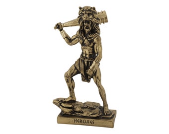 Hercules Statue Greek Mythology Handmade Sculpture 18cm