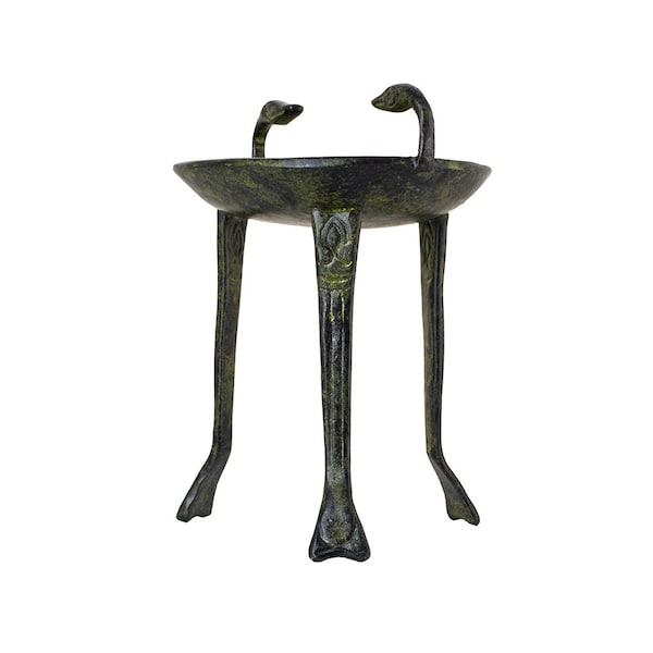 Sculpture en bronze trépied sacrificiel de la Grèce antique, réplique de statue de musée faite main 16 cm