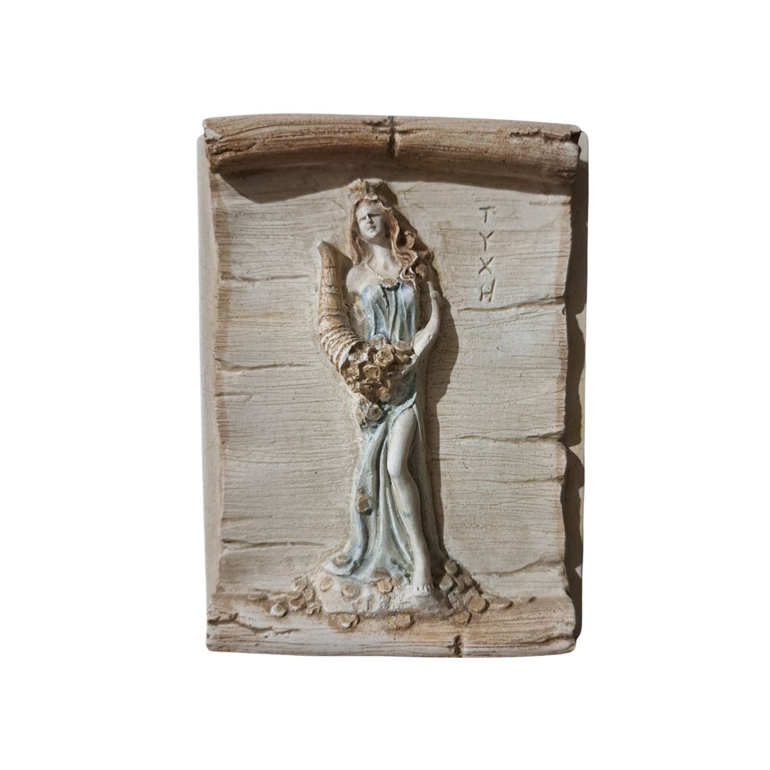 Fortuna Goddess Bas Relief Wall Sculpture Etsy