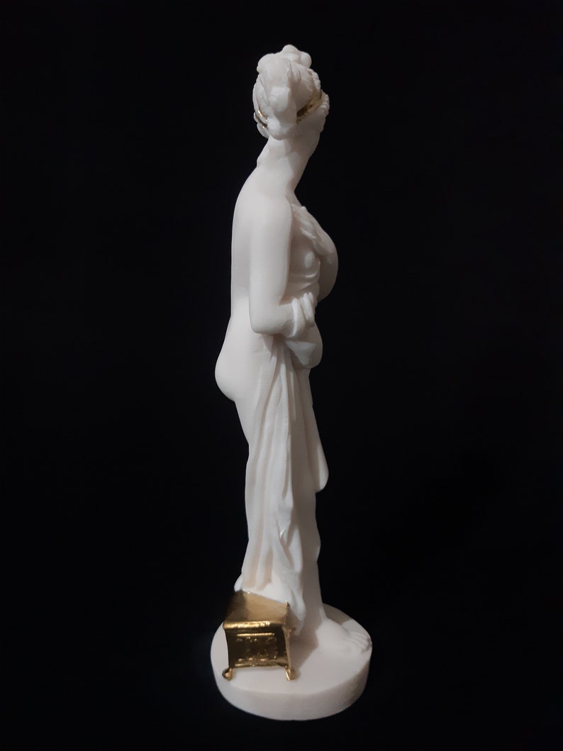 Persephone Greek Goddess Sculpture Handmade Alabaster Statue Etsy