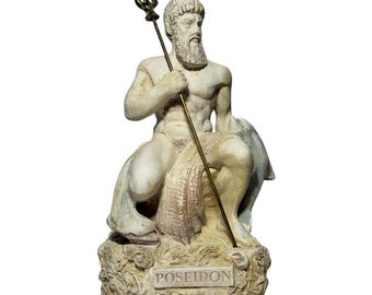 槍と盾を持った古代ギリシャの戦士像（緑青石膏彫刻） - Etsy 日本