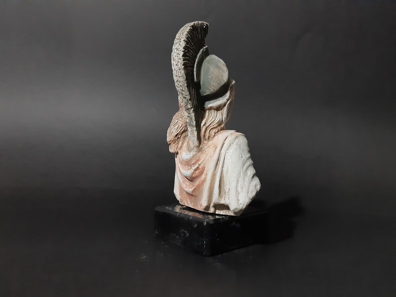 Athena Bust Statue Greek Mythology Handmade Sculture 10cm