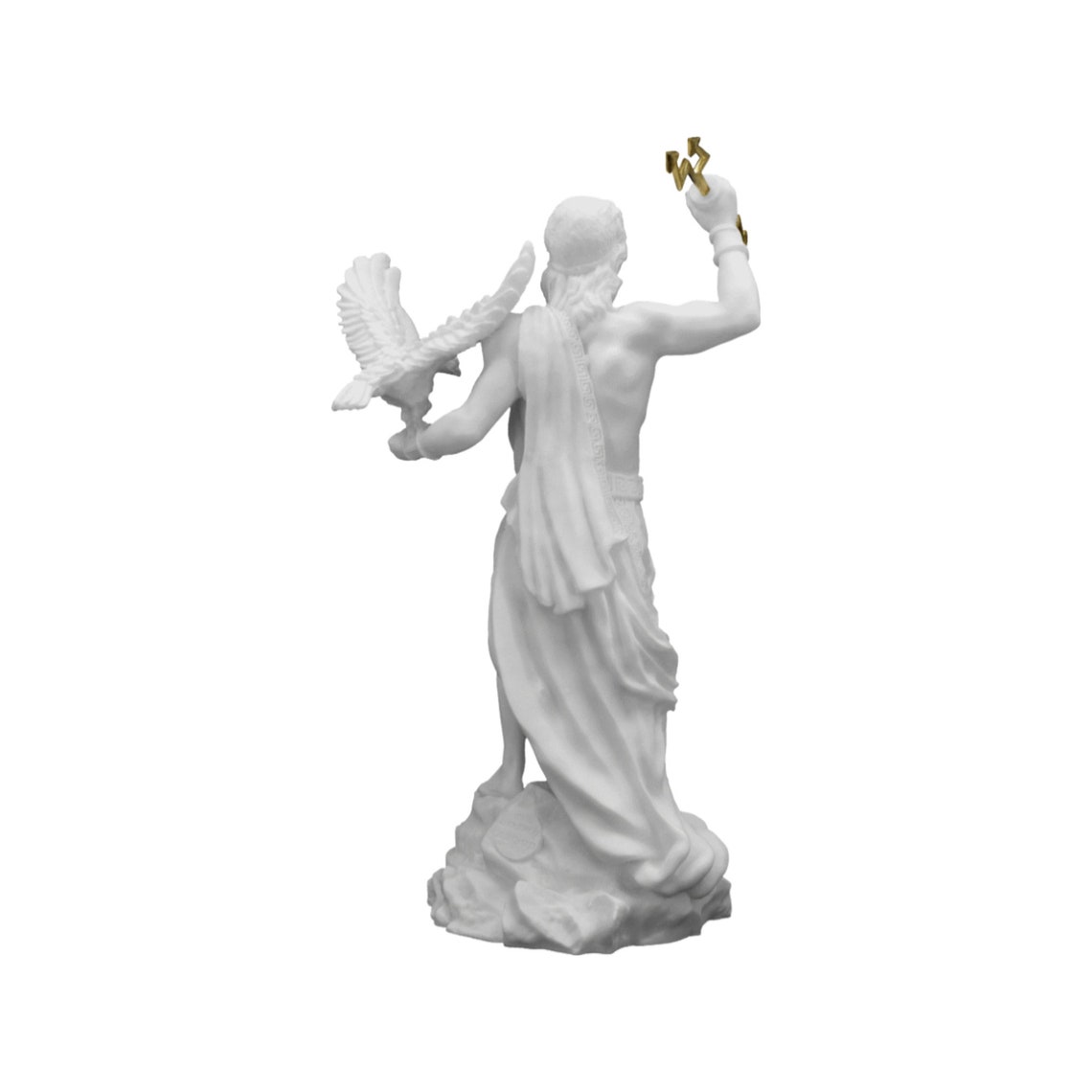Zeus Greek God Statue Handmade Alabaster Sculpture 27cm Etsy