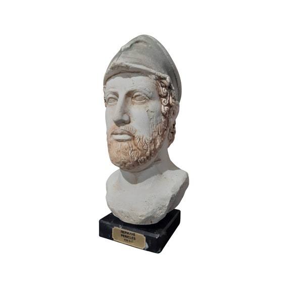 Busto di Pericle Scultura Marmo Statua di statuetta greca - Etsy Italia