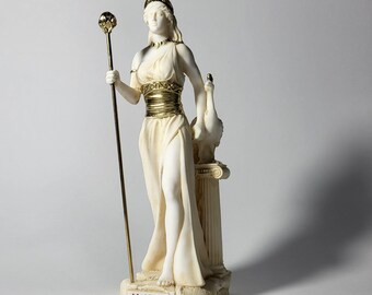 Hera Goddess Statue vintage Sculpture 17cm Greco-Roman Mythology