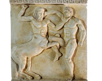 ヘラクレス、アフロディーテ、ニケの壁画レリーフ、ギリシャの