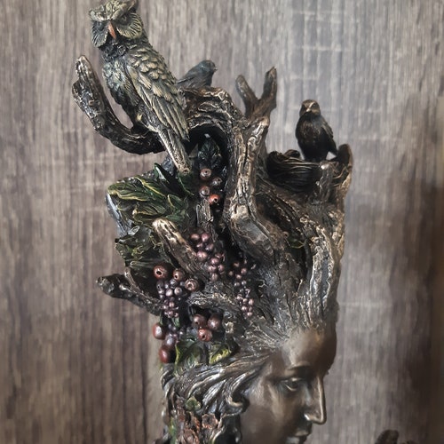 Shops Gaia Statue Greek Mythology Goddess of Earth Bronze Sculpture 26cm