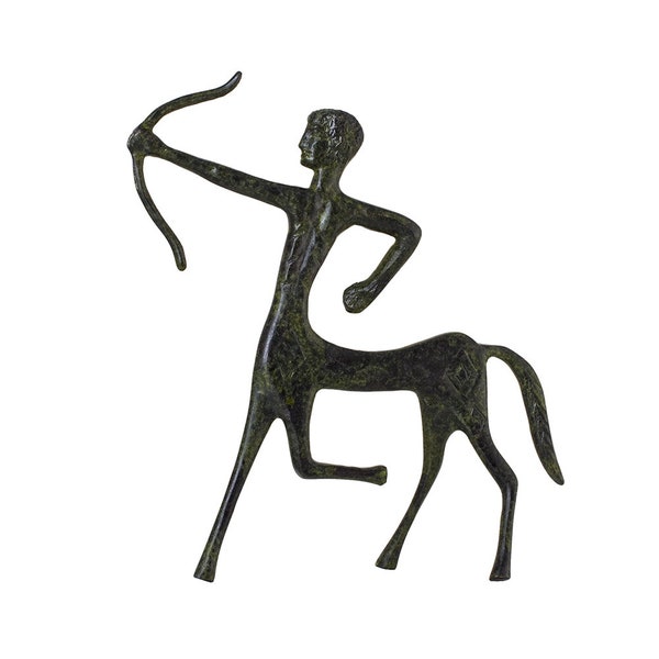 Ancient Greek Centaur Bronze Sculpture Part Human and Part Horse Handmade Statue 18cm