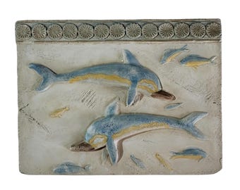 ミノアのイルカ クノッソス宮殿のフレスコ画（紀元前2000～1500年