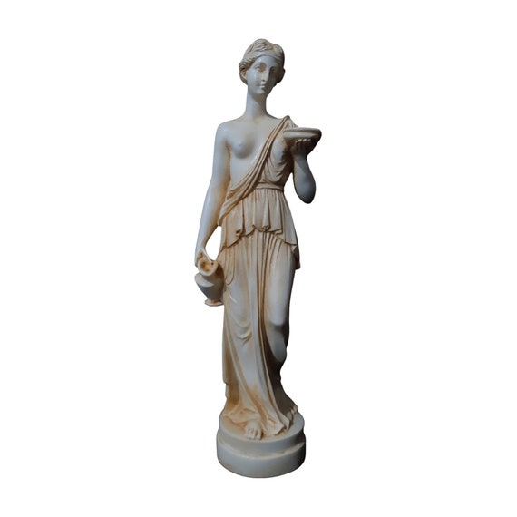 Aphrodite Hebe Statue,Greek Goddess Statuary, Roman Venus Hebe Marble