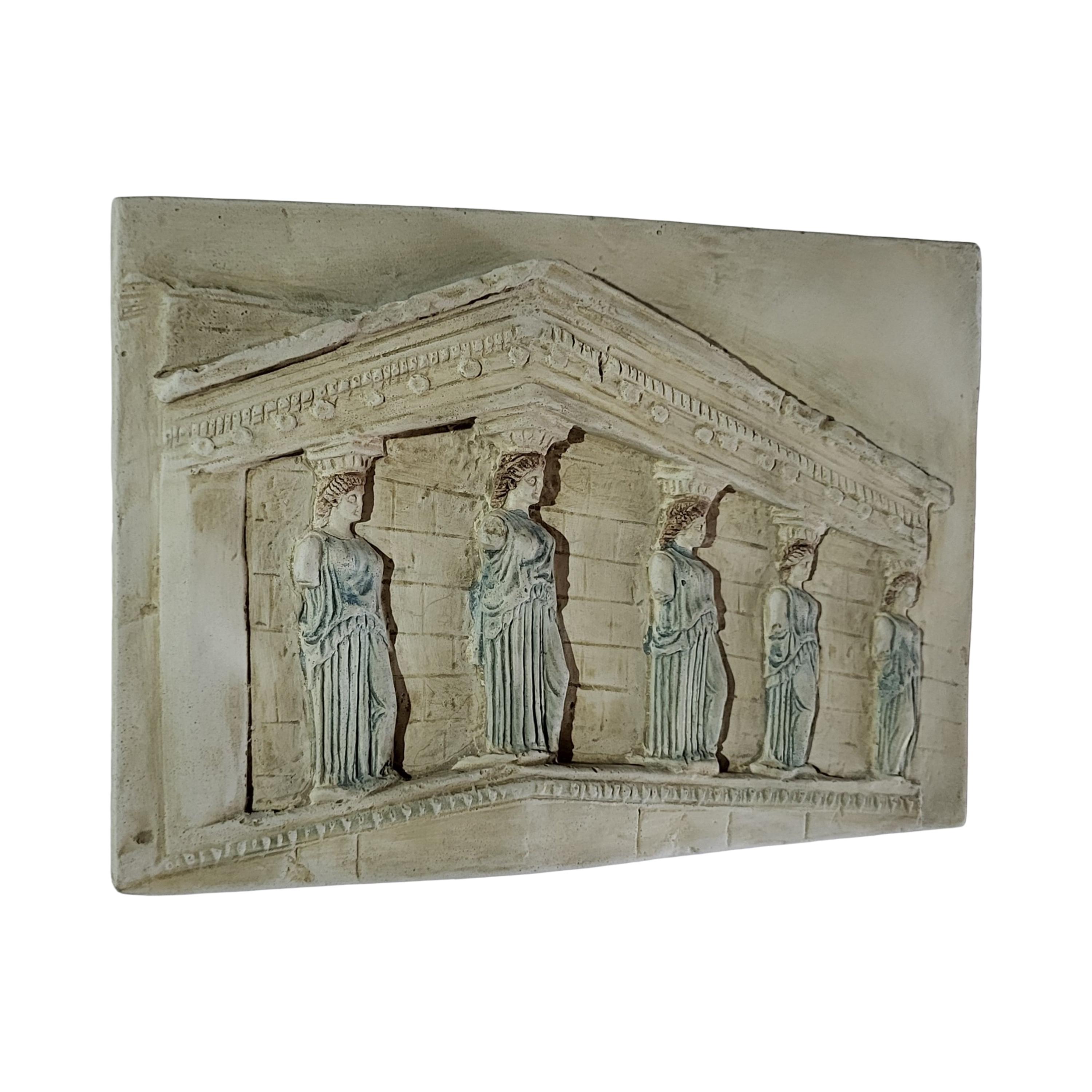 Corniche Relief Cariatide Grecque – Bande Décorative Stuc Plâtre 3D – Art Mural Luxe